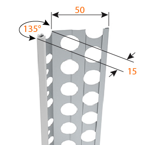 Kantenlaibungsprofil 135°