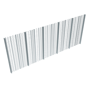 Edelstahl Rippenstreckmetall