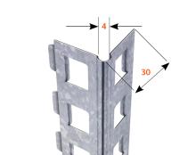 Kantenprofil, runde Kante, kurzer Schenkel
