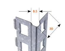 Kantenprofil, scharfkantig
